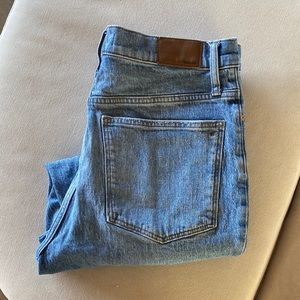 The perfect vintage straight jean, 32 Madewell